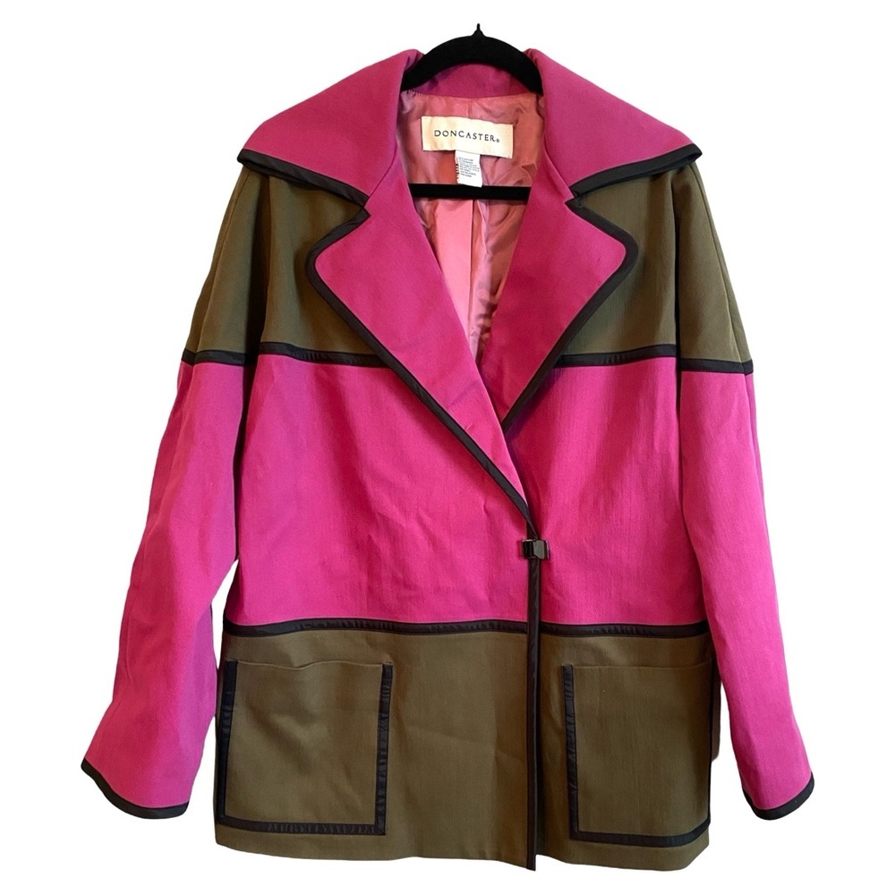 Doncaster Purple Pink and Green Women's Jacket Large